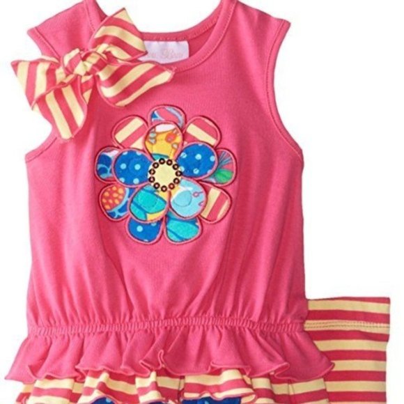 Bonnie Baby Girl Legging Set Summer Outfit Clothes Lot NWT 6-9 Mo NWT - Picture 7 of 12